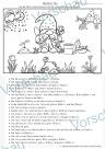 Arbeitsblatt Lesen lernen, Silbenschrift, 1.Klasse,DaZ, Leseübungund Frühling
