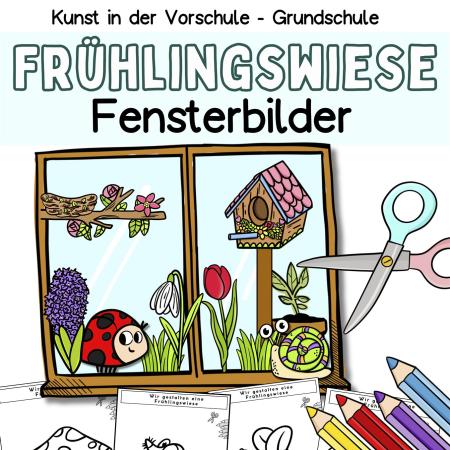 frühling-fensterbilder-basteln-mit-Kindern-Ausmalbilder