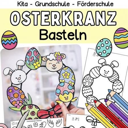 Ostern-basteln Kindern-Papier – Kindergarten-Förderschule-Grundschule-Vorschule
