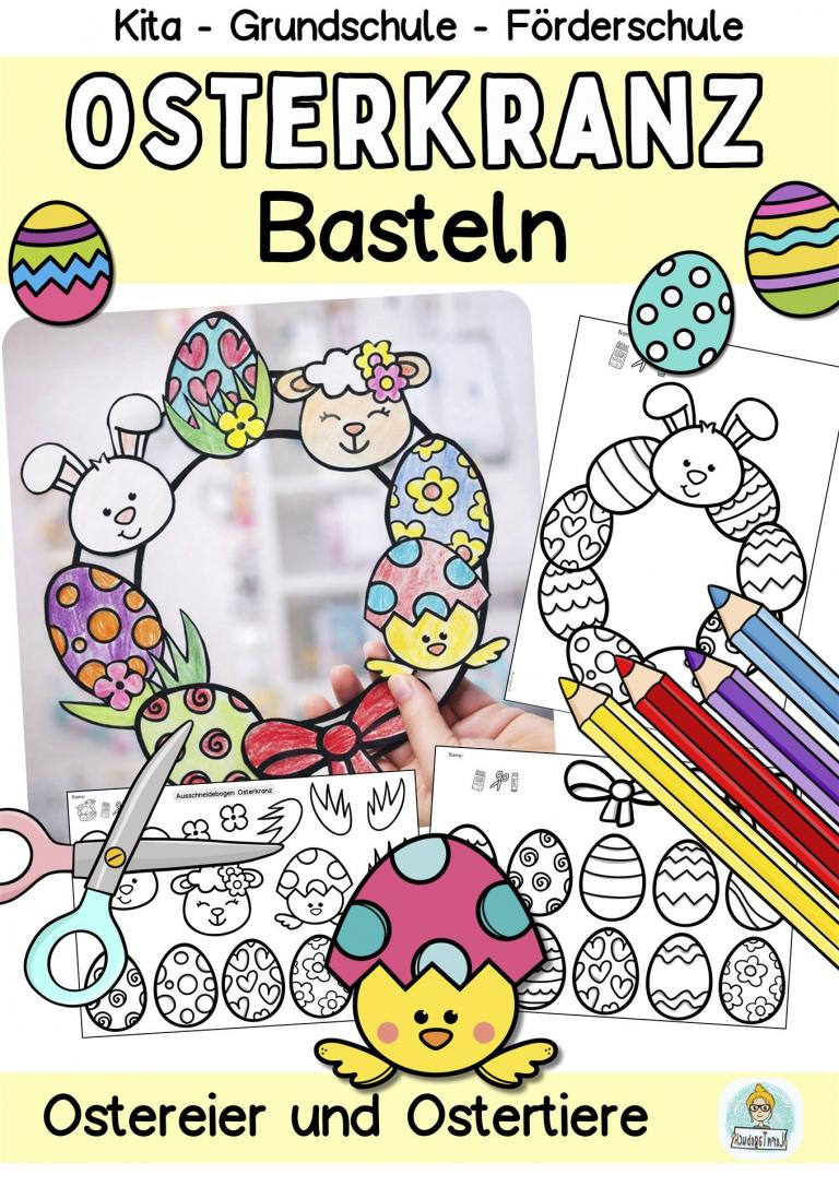 Ostern-basteln Kindern-Papier – Kindergarten-Förderschule-Grundschule-Vorschule