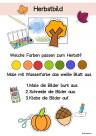 Herbst-Bastelideen, Basteln mit Kindern, Vorlagen für Kindergarten, Vorschule, Grundschule und Ergotherapie