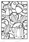 Fensterbilder Herbst Öl Vorlage