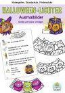 Halloween Windlichter Deko Kinder basteln Bastelvorlage Ausmalbild