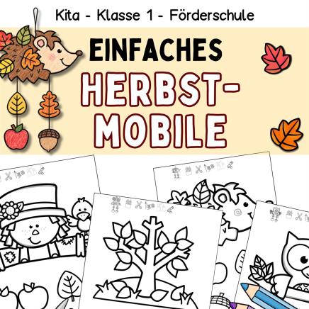 herbst basteln mit Kinder einfache Vorlagen zum basteln mit Papier