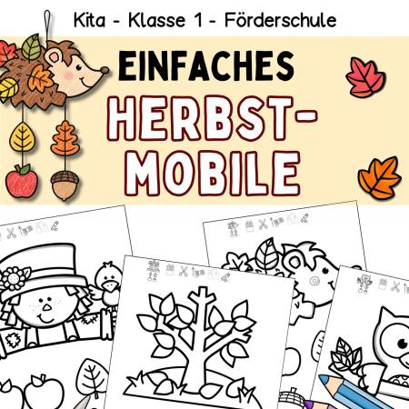 herbst basteln mit Kinder einfache Vorlagen zum basteln mit Papier