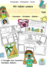 Ausmalbilder, Kunstprojekt Sommerferien, Malen, Basteln Schreiben Kindergarten, Schule, Grundschule