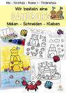 Basteln mit Kinder im Sommer, einfache Bilder Basteln im Kindergarten, Vorschule, Klasse 1 zur Förderung der Feinmotorik