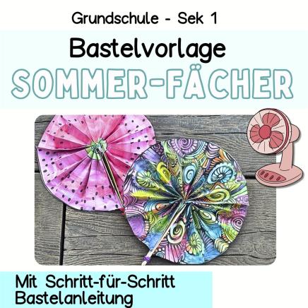 Sommer-Fächer-basteln-aus-Papier-Kinder