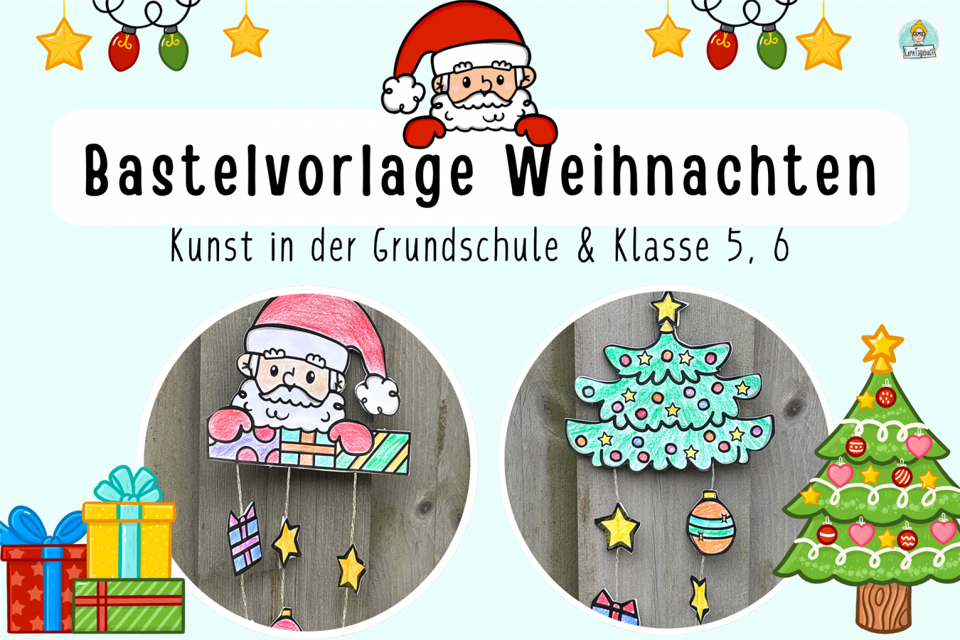 Weihnachten Bastelidee für Kinder 