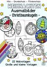 Weihnachten-einfache-Ausmalbilder-Kunstunterricht-Kindergarten-Vorschule-Grundschule-Förderschule