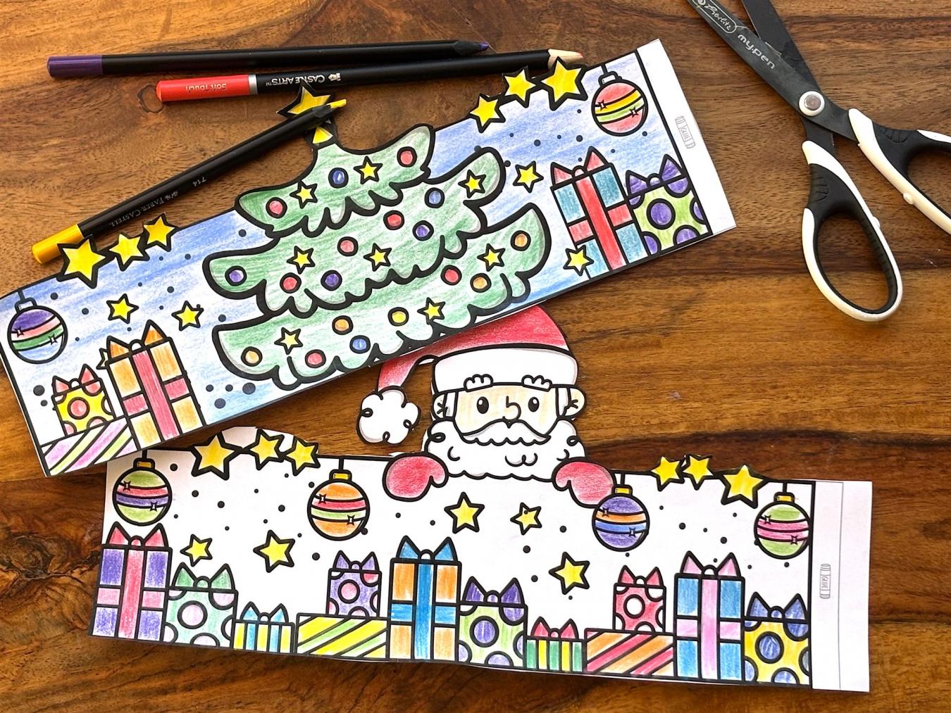 Weihnachten-basteln-Vorlage-Kinder-Windlichter