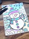 Winter bastelideen für Kinder Kindergarten Klasse1 Fördermaterial