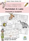 Falheft Buchstaben und Laute Druckschrift und Grundschrift