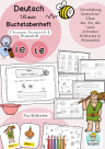 Arbeitsblätter, Buchstabenheft, Lernheft, Buchstabe, Wörter mit ie 1. Klasse, 2. Klasse, DaZ, Deutsch