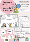 Übungen, Arbeitsblätter 1.Klasse, 2.Klasse, besondere Endungen e, en, el, er