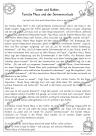 Lesen und kleben, Leseverständnis, Lesetext, Leseübung, Klasse 4, 5