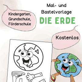 bastelvorlage-malvorlage-die-erde-lerntagebuch
