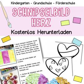 Kostenlose Bastelvorlage Geschenk basteln Herzen Muttertag, Valentinstag