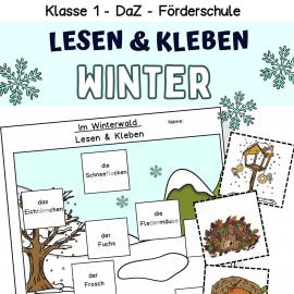 kostenloses-Arbeitsblatt-zum-lesen-lernen-1.klasse-Leseübung-daz-Winter