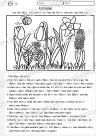 Lesen lernen Frühling Silbenschrift Klasse 1 2 DaZ DaF Leseförderung