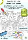 Leseübung Lesen verstehen und malen Deutsch Lesen Klasse 1, 2, 3, DaZ