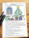 Leseübung-Lesen-verstehen-Malen-Weihnachten-Klasse-1-2-3-DaZ
