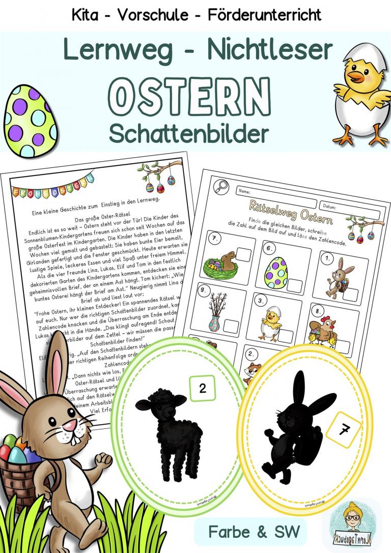 Lernspiel Ostern-Kindergarten-Vorschule-Klasse1-Förderspiel
