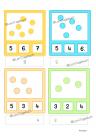 Mathe Lernspiel, Mathespiel, Mengen erfassen, Zahlenkarten ZR 10