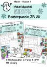 Mathe Klasse 1, ZR 20, Rechenpuzzle, Arbeitsblätter, Rechenblätter