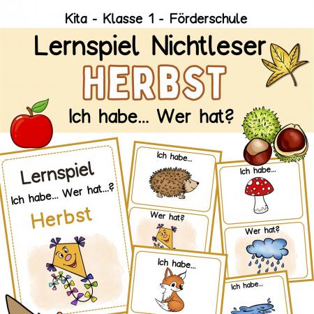 Lernspiel für Kinder im Kindergarten, Vorschule, Klasse 1, DaZ-Unterricht und Förderschule