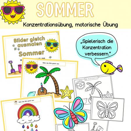 Konzentrationsübung, motorische Übung Vorschule, Klasse 1, Förderschule, Vorschulkind