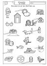 Arbeitsblatt zum Sommer Wimmelbild für den kindergarten, Klasse 1 und Förderschule.
