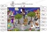Lesen Bildausschnitte Suchbild Halloween