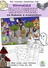 Wimmelbild Halloween für Kinder Kindergarten DaZ Grundschule Förderschule